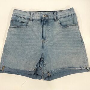 Express Light Blue Jean Shorts